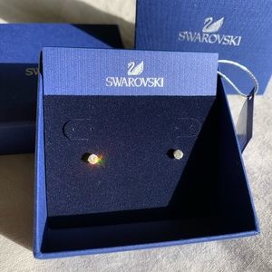 Swarovski Attract Round Earrings 0.5 CM